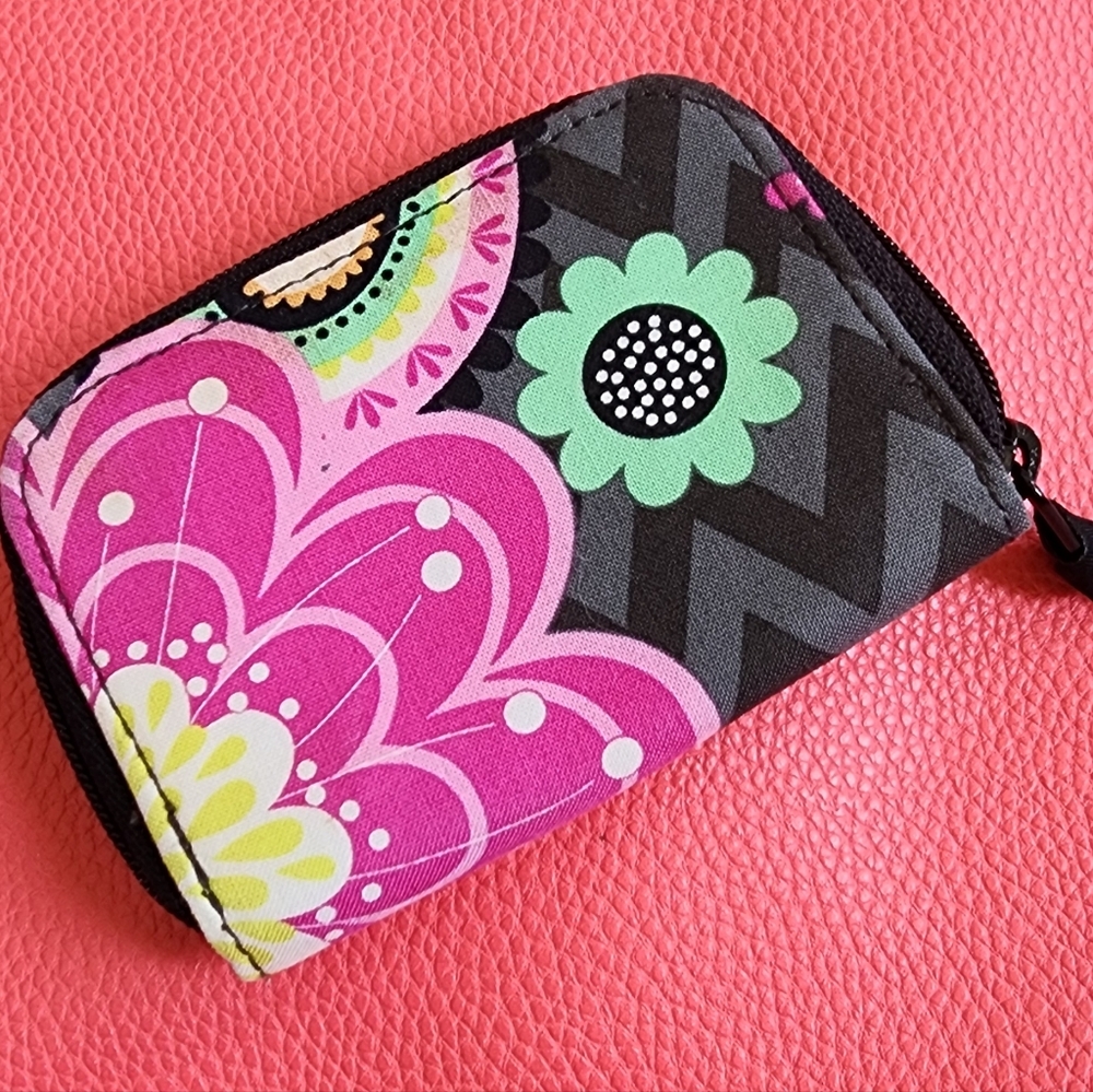 Vera Bradley Small Floral Patterned Wallet.